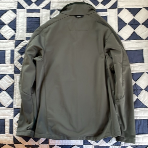 Columbia Hunter Green Men’s Large Omni Shield Wind Block Breathable Jacket Coat - Picture 4 of 8